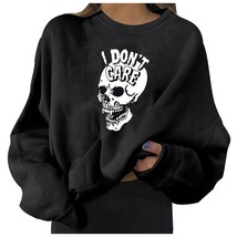 Rajuku sweatershirt skeleton anime pullover female funny skulls jumper girls streetwear thumb200