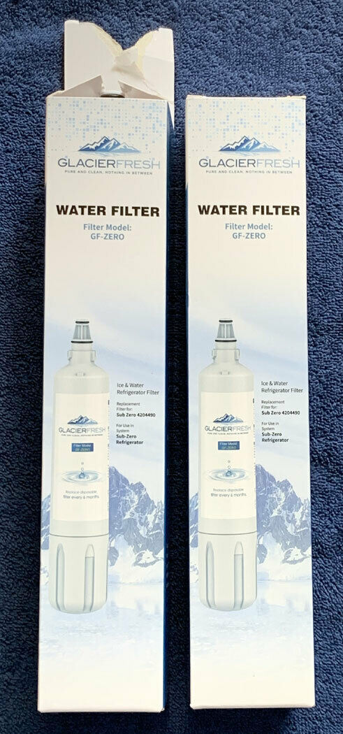 2 Glacier Fresh Refrigerator Water Filters Model GF-ZERO Sub Zero 4204490 - $29.65