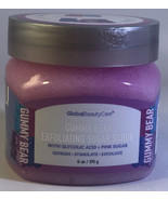 Gummy Bear Exfoliating Sugar Scrub with Glycolic Acid + Pink Sugar 6oz-S... - $9.78