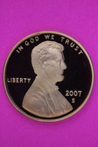 Gem Proof 2007 S Ultra Deep Cameo Lincoln Memorial Cent Same Coin In Pic... - $4.99