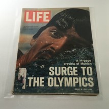 VTG Life Magazine: August 18 1972 -A 14-Page Preview Of Munich Surge To Olympics - £10.59 GBP