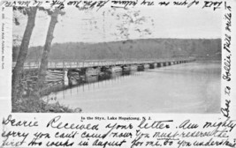 Lake Hoptacong New Jersey~In The STYX-FRANZ Huld #886 Publ Postcard 1905 Pmk - $6.52