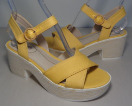 LifeStride Size 7.5 M PEACHY Marigold Platform Heeled Sandals New Women&#39;s Shoes - £94.40 GBP
