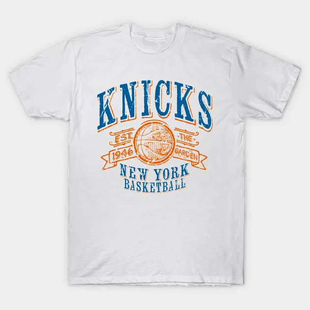 Knicks Vintage Basketball T-Shirt - $319.81 MXN