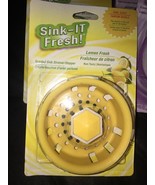 1 SINK-IT-FRESH! Scented Sink Strainers Lemon Fresh Scent In Cap &amp; Baske... - $279.97 MXN