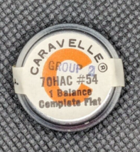 NOS Genuine Bulova Caravelle 70HAC Watch Balance - Complete Flat Part #54 - £15.50 GBP