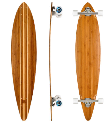 Blank Pin Tail Longboard (Deck Only) - $83.00