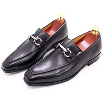 Leather Men Loafers Shoes Slip on Flats Driving Shoes Classic Design Casual Fash - £95.30 GBP