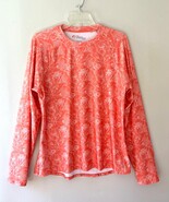 The American Outdoorsman Sz XL Coral Floral Long Raglan Sleeve Sun Tee Top - $24.00 CAD