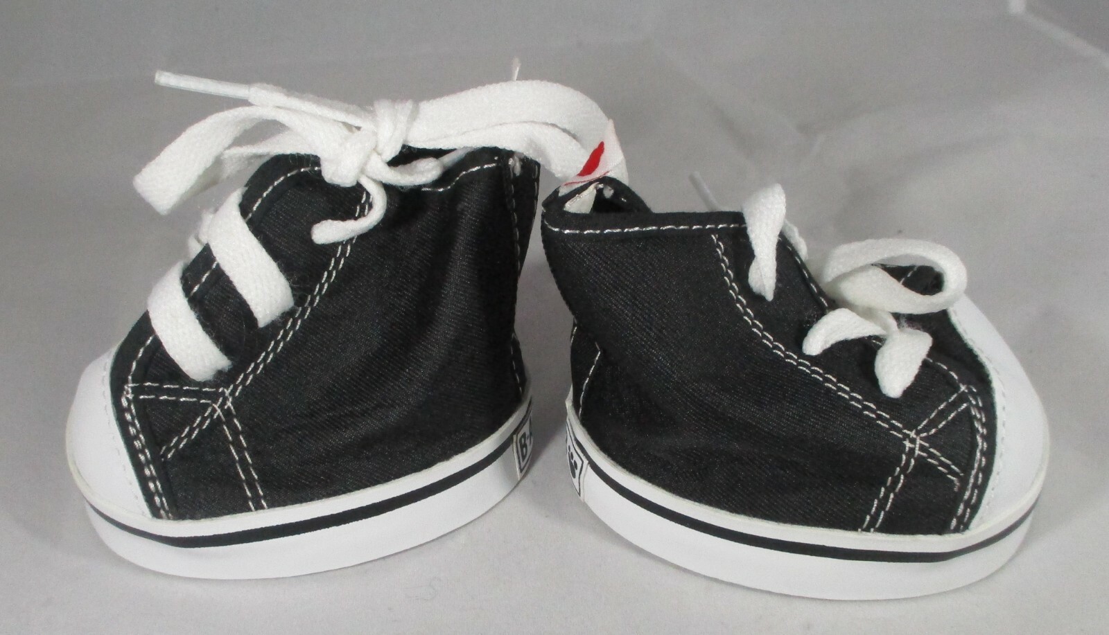 Build A Bear Workshop Black Hi Top Tennis Shoes BABW Logo on Sole Item image 2