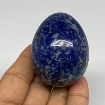 148.3g, 2.1&quot;x1.7&quot;, Natural Lapis Lazuli Egg Polished @Afghanistan, B33318 - £35.02 GBP
