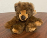 RUSS BERRIE - 5&quot; SITTING BEAR - GRIZZLES - £4.69 GBP