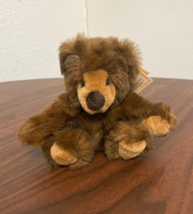 Russ Berrie - 5" Sitting Bear - Grizzles - £4.63 GBP