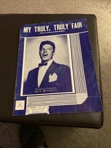 Sheet049  Sheet Music Piano Uke My Truly Truly Fair Guy Mitchell c 1951 By Bob M - £4.14 GBP