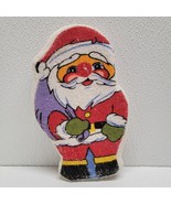 Vintage Stahlwood Christmas Santa Claus Terrycloth Foam Plush Toy - $315.10 MXN