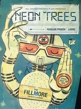 Neon Trees Poster Fillmore Penguin Prison JJamz - £50.47 GBP