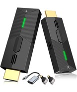 Wireless Hdmi Transmitter And Receiver, Plug &amp; Play 4K Decording, Portab... - $1,223.80 MXN