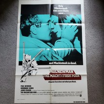 The Mackintosh Man 1973 Starring Paul Newman Original Vintage Movie Poster On... - £23.70 GBP
