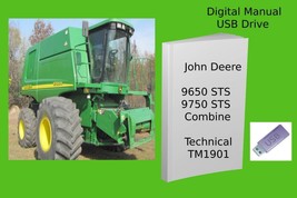 John Deere 9650 STS &amp; 9750 STS Combine Repair Technical Manual See Description - £18.62 GBP