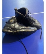 Nike Air Jordan 10 X Retro NYC Black Gold Mens Size 14 Sneaker Shoes 310... - £52.63 GBP