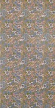 Dundee Deco AZ-F9017A Floral Printed Aegean Blue, White, Peach Pink Meadow Flowe - £19.51 GBP