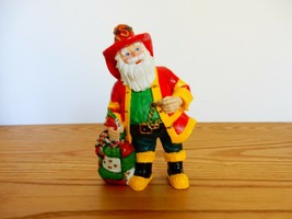 Kurt Adler firefighter fireman Santa Claus statue figurine Christmas hol... - £23.59 GBP