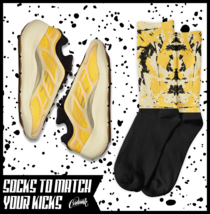 SPLAT Socks for YZ 700 V3 Mono Safflower Yellow Butter Natural Shirt 350... - £16.53 GBP
