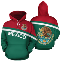 Mexico Country Flag Hoodie Adults And Youth - £44.04 GBP