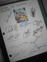 Dallas 1978 Signed TV Pilot Script Screenplay X15 Autographs Larry Hagman Patric - £15.73 GBP