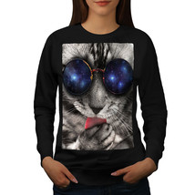 Wellcoda Space Sunglasses Cute Womens Sweatshirt, Cute Casual Pullover Jumper - £23.03 GBP+