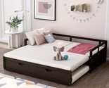 Extending Daybed With Roll Out Trundle,Can Be Expanded From Twin-Size To... - £550.64 GBP