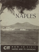 Vtg 1960 CIT &quot;How To Visit Naples &amp; Its Environs&quot; Brochure  Map of Naple... - $34.60