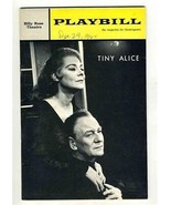 Playbill Tiny Alice Premiere Performance John Gielgud 1964 Irene Worth - £21.69 GBP