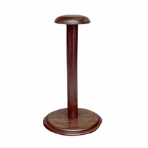 Wooden Helmet Stand - Perfect For Medieval Helmets - 13 Inch Tall - £19.69 GBP