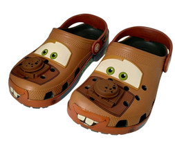 Disney Pixar Mater Crocs Kids’ Size J2 Clogs Shoes Crocs Mater Tow Brown... - £78.06 GBP