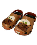 Disney Pixar Mater Crocs Kids’ Size J2 Clogs Shoes Crocs Mater Tow Brown Cars - $98.99