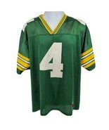 Vintage Logo Athletic Green Bay Packers Brett Favre Football Jersey Size L - $44.50