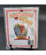 New Sealed Vintage 1994 Wire Whimsy Needlepoint Holiday Christmas Sleigh... - £5.93 GBP