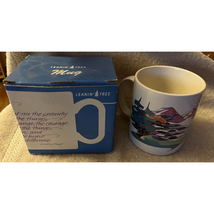 Leanin Tree Mug - NIB - Serenity Prayer - Watercolor Landscape Mountain - £10.65 GBP