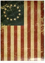 Nicole Betsy Ross Patriotic House Flag-2 Sided Message,28&quot; x 40&quot; - £19.74 GBP