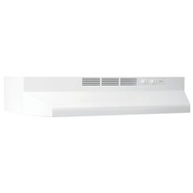 Ductless Under-Cabinet White Range Hood Insert With Lights, 21-Inch - £147.93 GBP