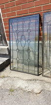 Tempered, Insulated, Leaded glass window 22x36 - $441.00