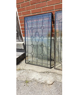 Tempered, Insulated, Leaded glass window 22x36 - $441.00