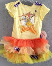 Fancy Nancy Tutu Dress Toddler Girl’s 3 Tier Skirt, Yellow, Size: 2, 3, 4, 5, 6X - £7.62 GBP