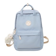 Cute Kawaii Shoulder Backpack Zipper Rucksack School Bags Japanese Korean Free S - £37.48 GBP