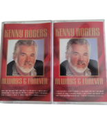Always &amp; Forever by Kenny Rogers  2 Audio Cassette Tapes 1999 Madacy Vin... - $9.36