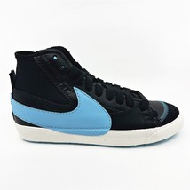 Nike Blazer Mid 77 Jumbo Black Baltic Blue Sail Mens Size 8.5 Athletic Sneaker - $79.95