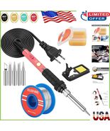 Fast-Heating 60W Soldering Iron Kit - Perfect for Hobbyists &amp; DIY Projects - $37.18 CAD