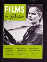 Films In REVIEW-APRIL 1966-WALLACE REID-HITCHCOCK Fn - £21.66 GBP