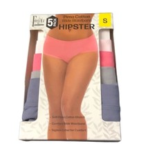 Felina Womens Cotton Stretch Hipster 5 Pack,Blue Multi,X-Large - £27.29 GBP